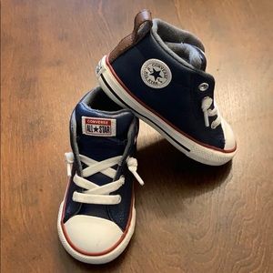 Baby boy Converse high tops
